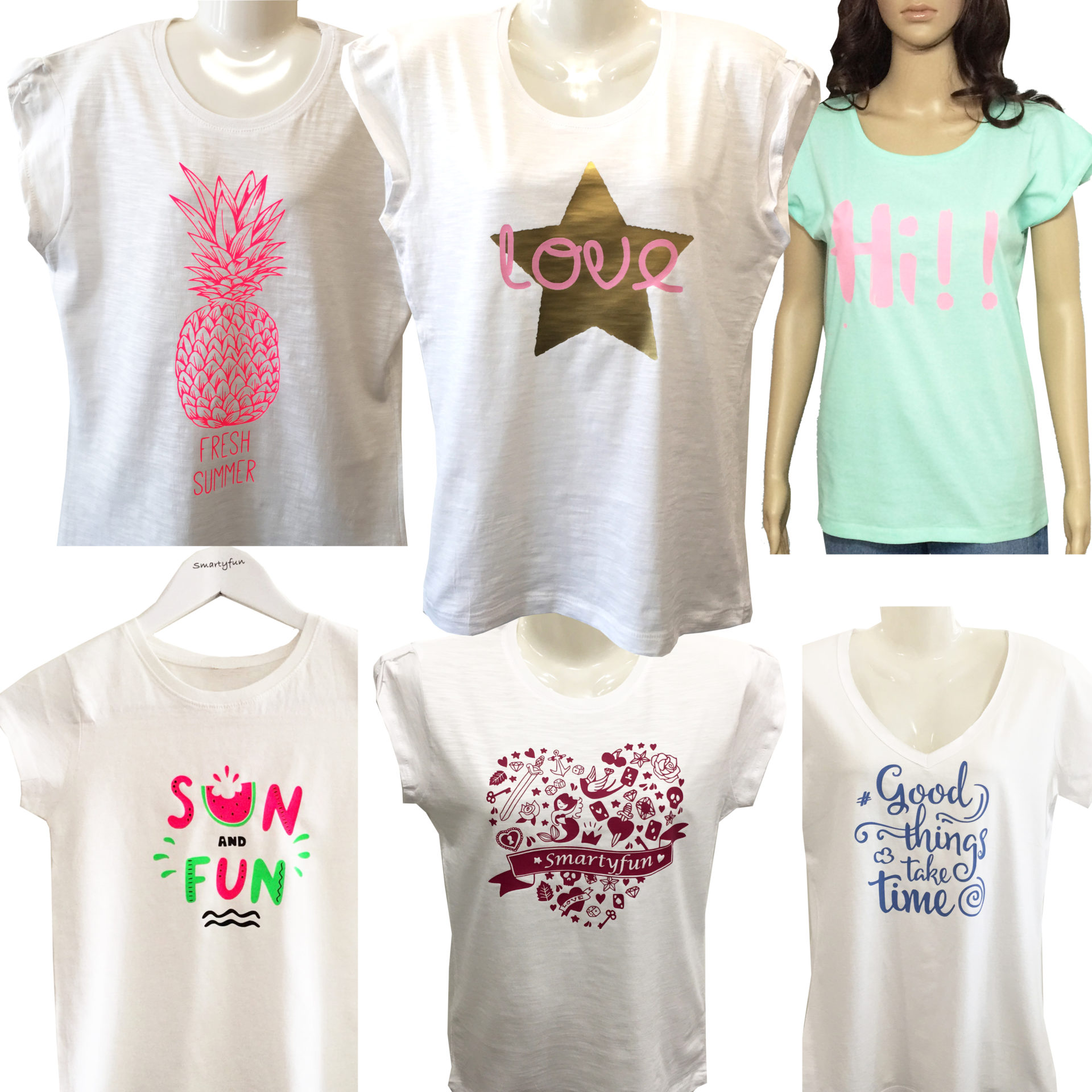 Nuevos modelos de camisetas y diseños Smartyfun para triunfar este verano
