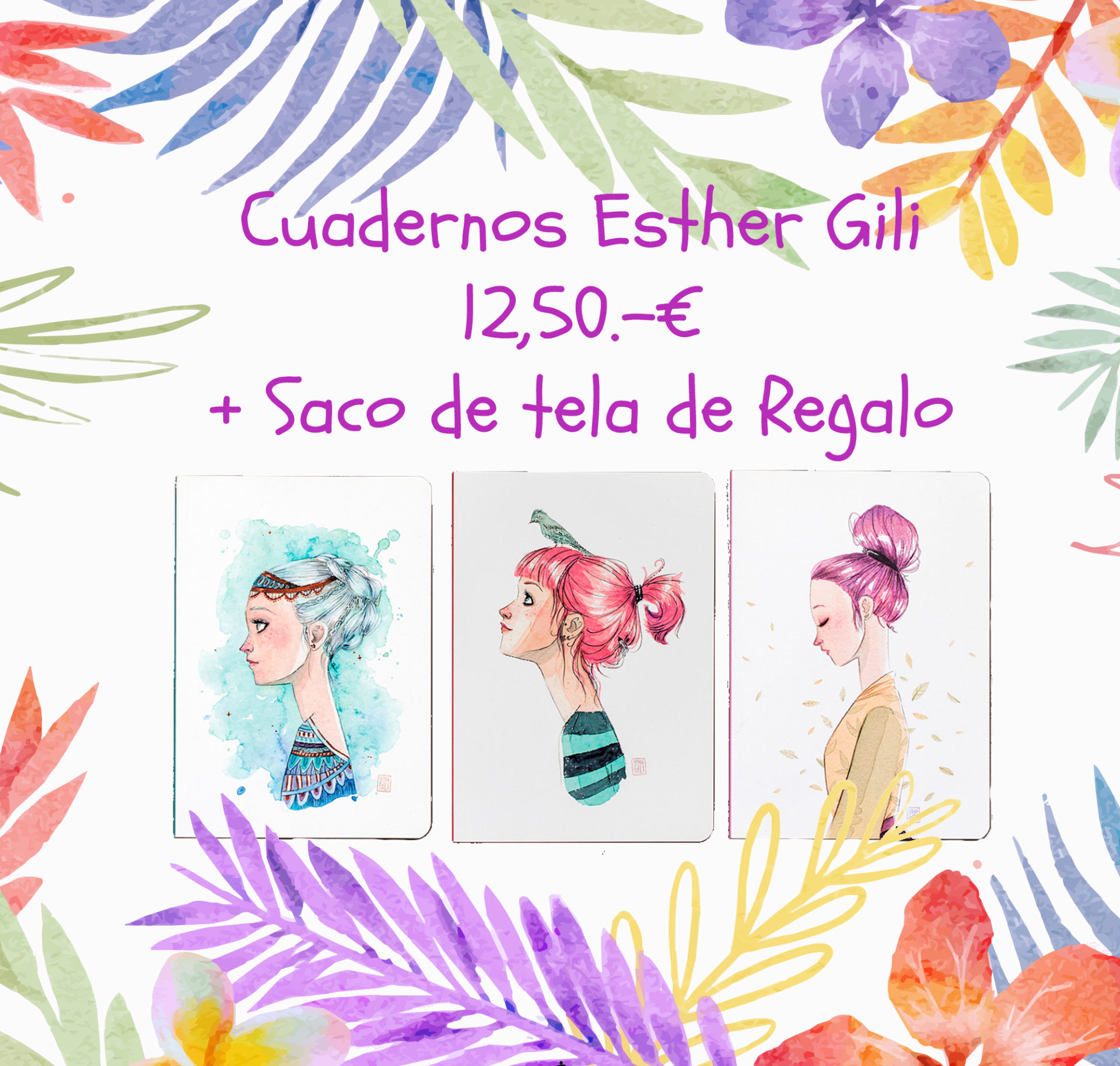 No te pierdas nuestra colección de cuadernos “Esther Gili”