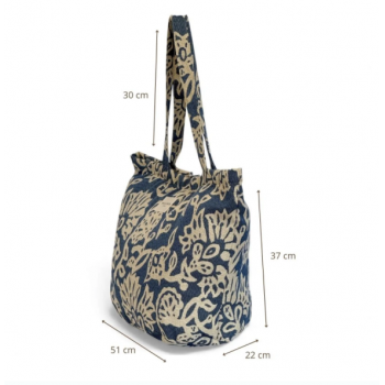 Bolsa Shopper "Akay" con cremallera