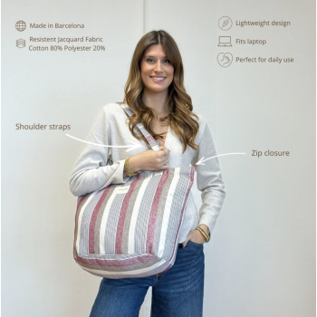 Bolsa Shopper "Bosque" con cremallera