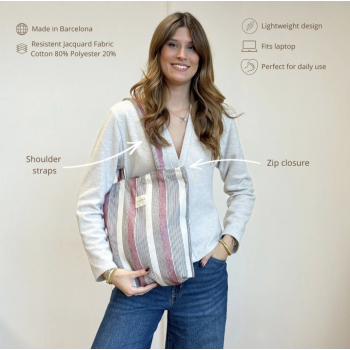 Bolsa Tote Bag "Bosque" con cremallera