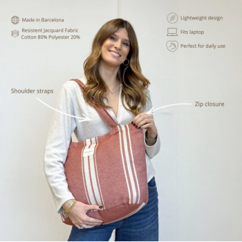 Bolsa Shopper "Calido" con cremallera