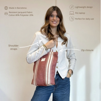 Bolsa Tote Bag "Calido" con cremallera