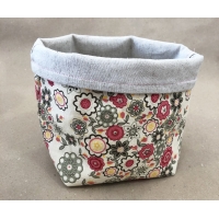 Cesta de Almacenaje Reversible "Flores"