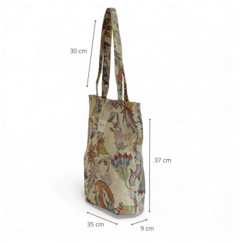 Bolsa Tote Bag "Color" con cremallera