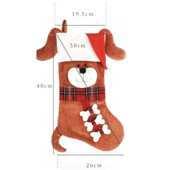 Calcetín "Dog" Navidad