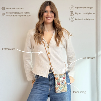 Bolsa Porta Móvil "Flora"