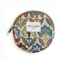 Monedero redondo "Flora"