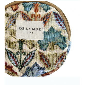 Monedero redondo "Flora"