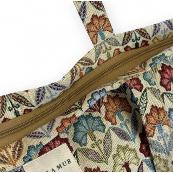 Bolsa Shopper "Flora" con cremallera