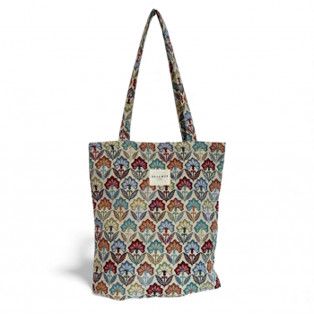 Bolsa Tote Bag "Flora" con cremallera