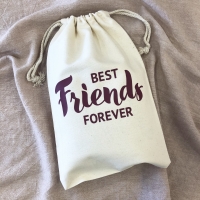 Saco de tela "Best Friends"