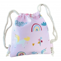 Mochila Infantil "Unicornios" Rosa