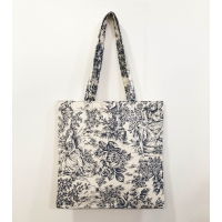 Bolsa Tote Bag "Toile de Jouy" Marino