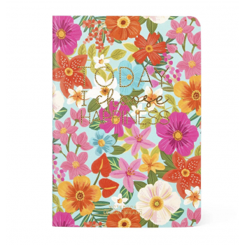 Libreta "Flowers" A6 de LEGAMI