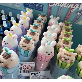 Bolígrafos "Cup Cakes" con Luz
