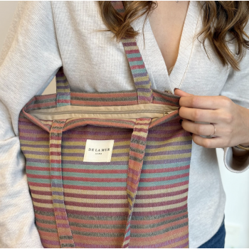 Bolsa Tote Bag "María" con cremallera