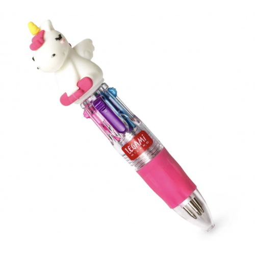 Boligrafo Borrable Legami Unicornio - Tinta Rosa. Bolígrafos y lápices  infantiles . La Superpapelería
