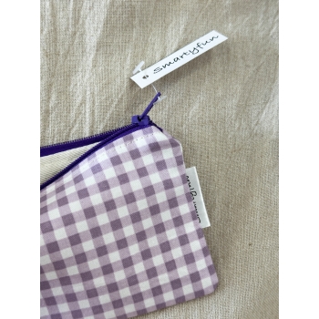 Monedero "Vichy Morado"