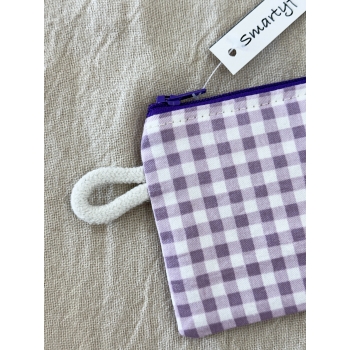 Monedero "Vichy Morado"