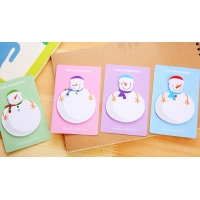 Notas Adhesivas "Snowman" (Pack de 4 uds)