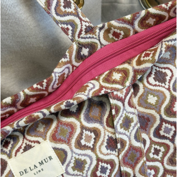 Bolsa Shopper "Onda" con cremallera