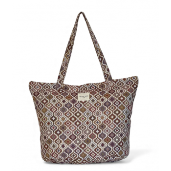 Bolsa Shopper "Onda" con cremallera