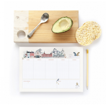 Planificador Semanal "I love Madrid" de Lady Desidia