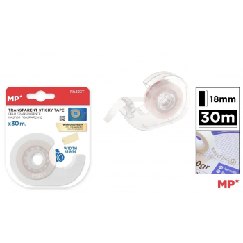 Cinta Adhesiva Transparente "Con Dispensador"