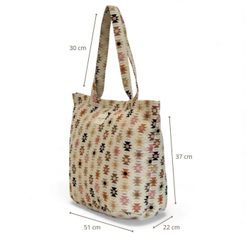 Bolsa Shopper "Royal" con cremallera