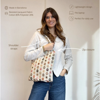 Bolsa Tote Bag "Royal" con cremallera