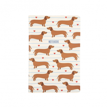 Cuaderno "Perros Salchicha" A5