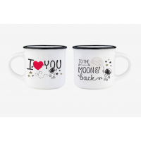 Tazas Espresso "To the Moon and back" de LEGAMI