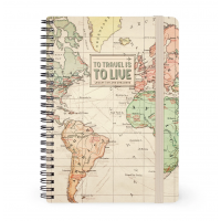 Cuaderno "Travel" A5 de LEGAMI con Stickers