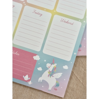 Planificador Semanal "Unicornio"