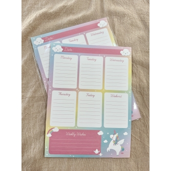 Planificador Semanal "Unicornio"